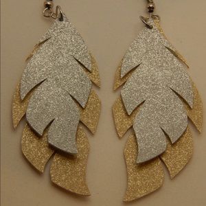 Faux Leather Earrings